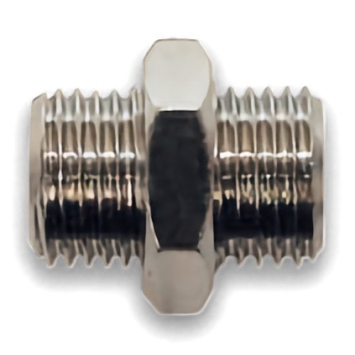 Nipple with cylindrical male thread A121