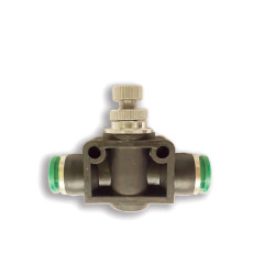 One way flow control with knob - plastic body hose/hose A215