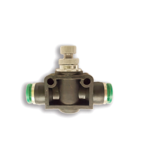 One way flow control with knob - plastic body hose/hose A215