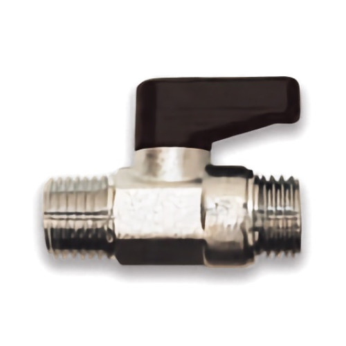 Mini ball valve M conical x M cylindrical A310