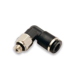 Adjustable male elbow thread with OR B353