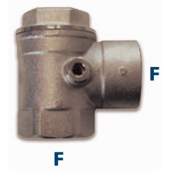 Vertical non-return valve female-female D111