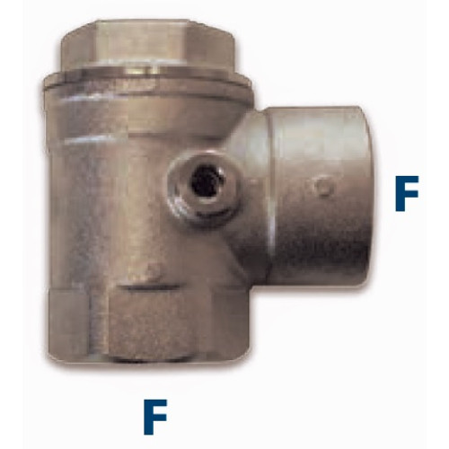 Vertical non-return valve female-female D111
