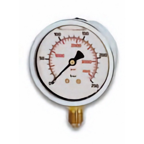 Pressure gauge conical male radial connection in glycerine D215
