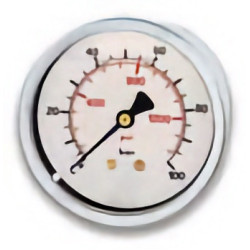 Pressure gauge conical male rear connection in glycerine D220