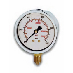 Pressure gauge conical male radial connection in glycerine D230