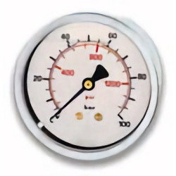 Pressure gauge conical male rear connection in glycerine D235