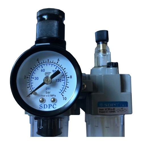 Pneumatic reducer with filter and lubricator | AC201A-02